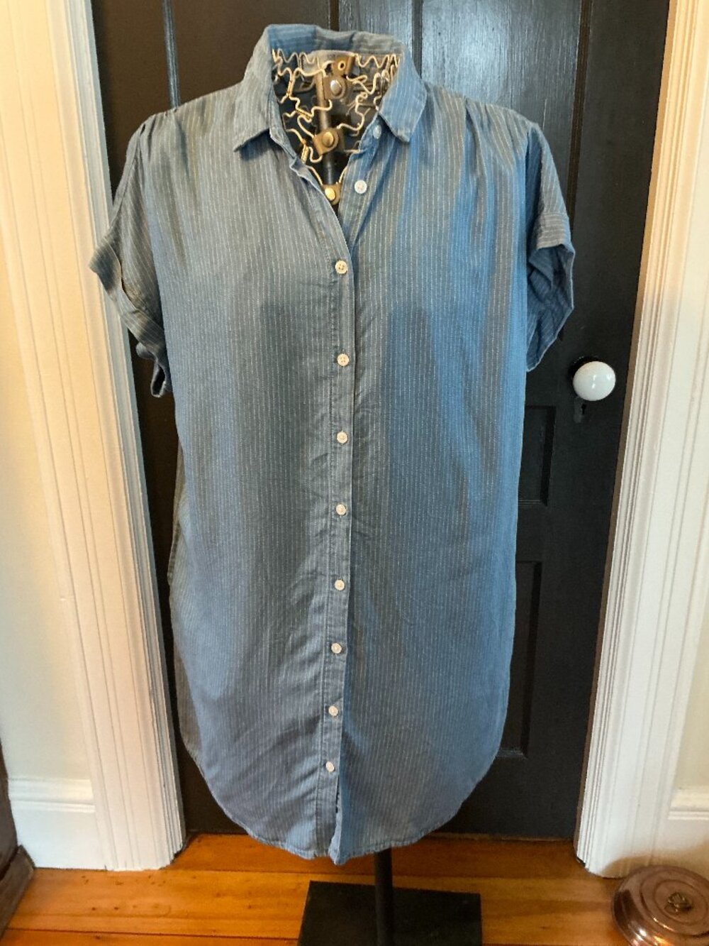 Thread + Supply pinstripe tunic (large)